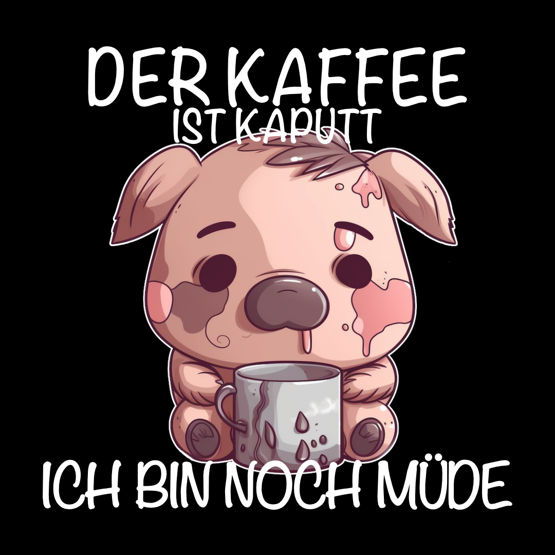 Der Kaffee ist kaputt – ich bin noch müde