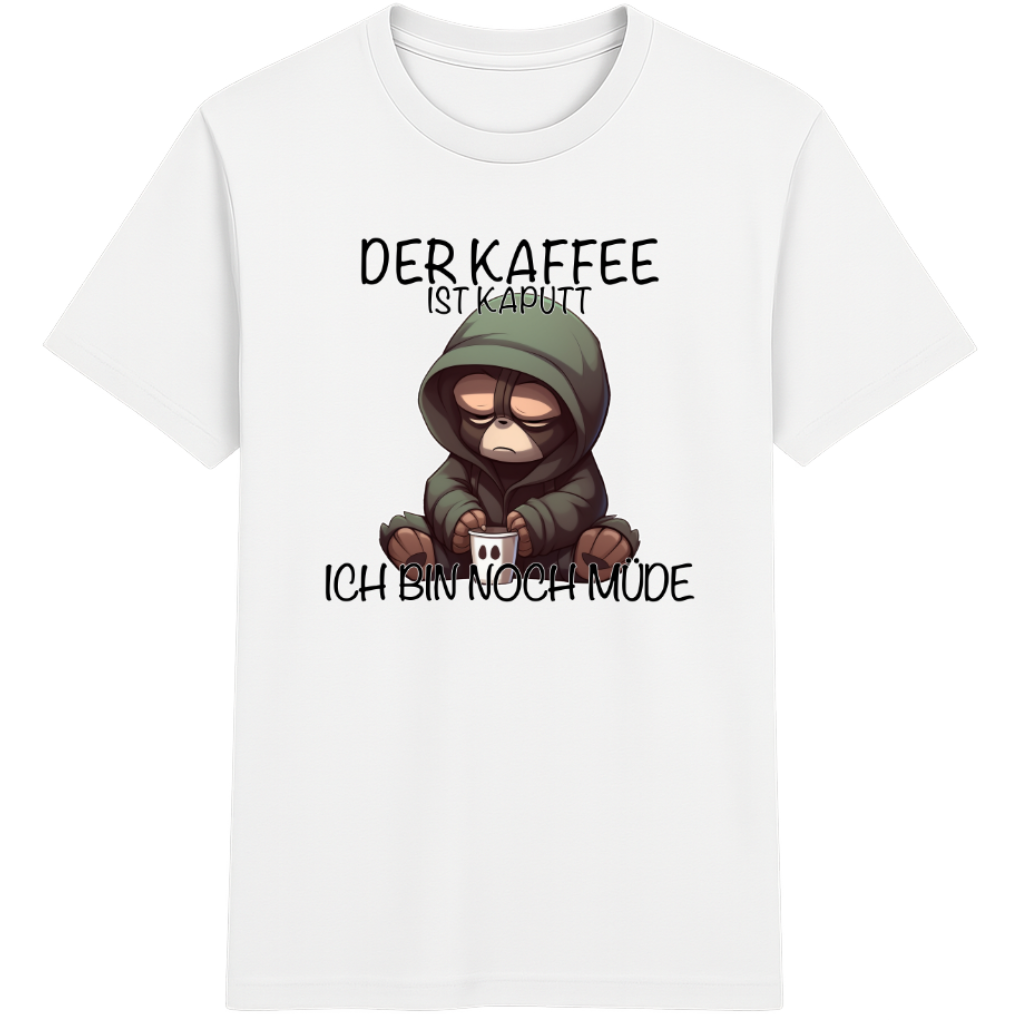 Der Kaffee ist kaputt – Lustiges Kaffee Gorilla Shirt