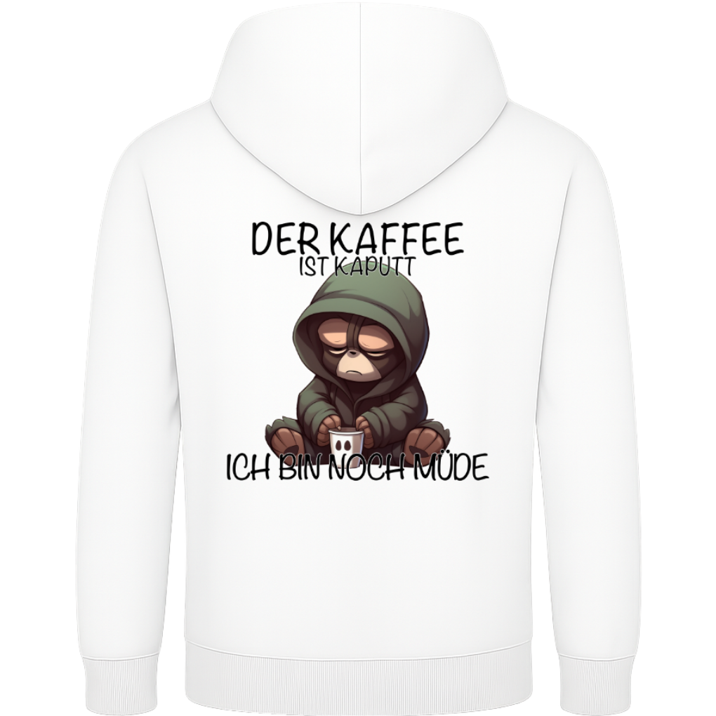 Der Kaffee ist kaputt – Lustiger Kaffee Gorilla Hoodie