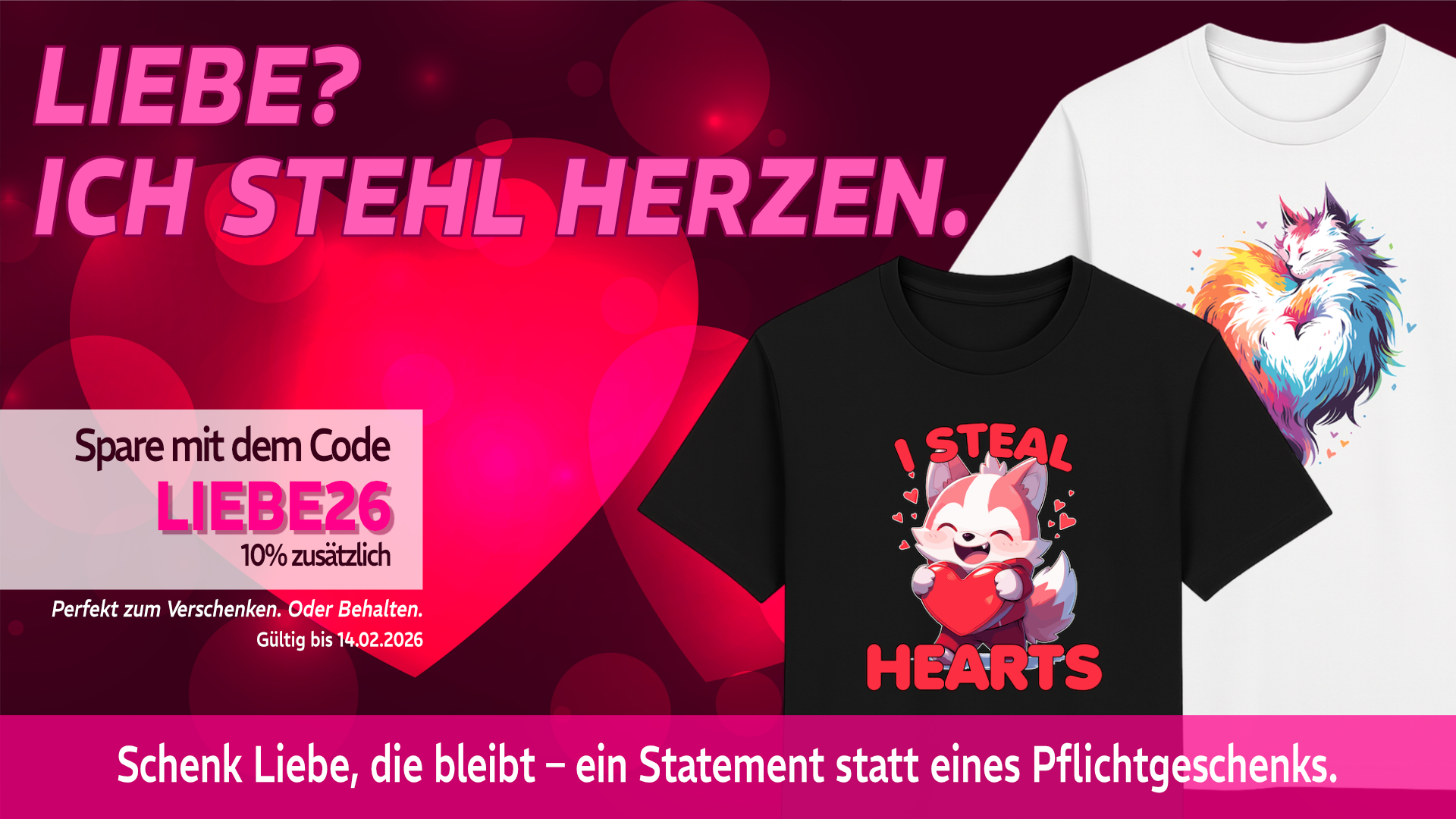 Valentinstag Banner