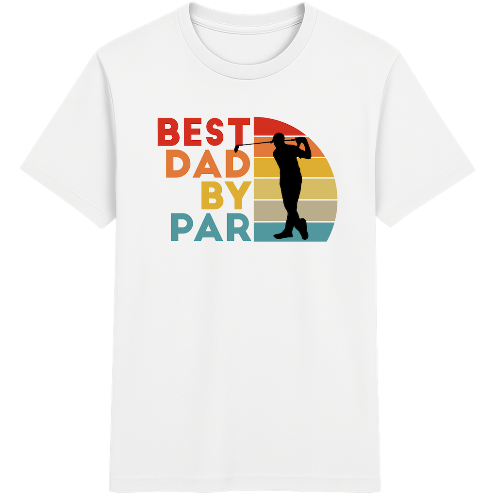 Best Dad by Par – Lustiges Golf Shirt für Väter