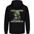Guten Morgen? Ganz dünnes Eis – Lustiger Chamäleon Hoodie
