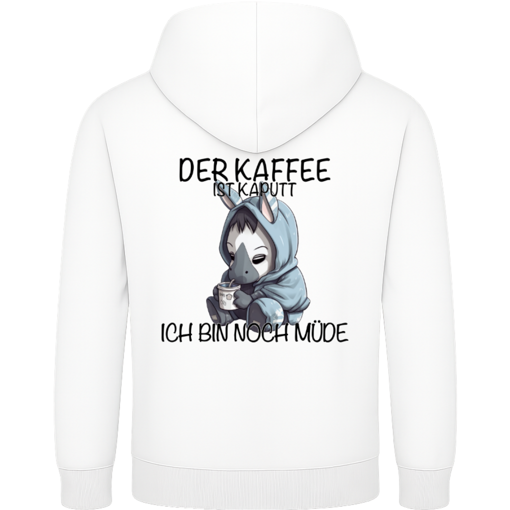 Der Kaffee ist kaputt – Lustiger Kaffee Esel Hoodie