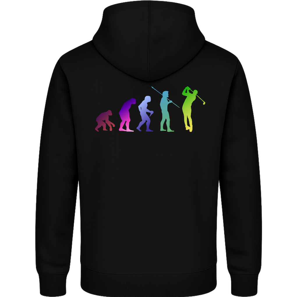 Evolution Golf – Vom Affen zum Golfer - Hoodie