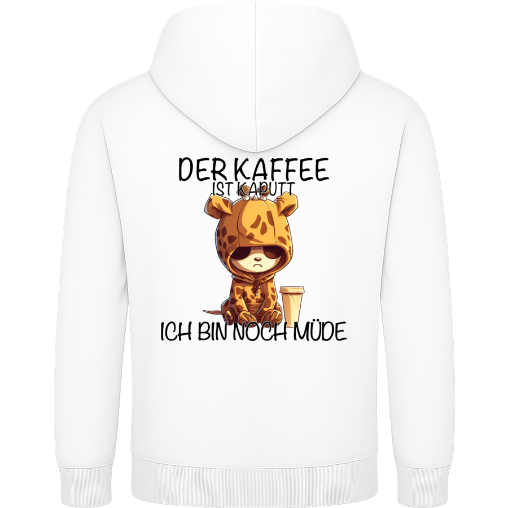 Der Kaffee ist kaputt – Lustiger Kaffee Giraffe Hoodie