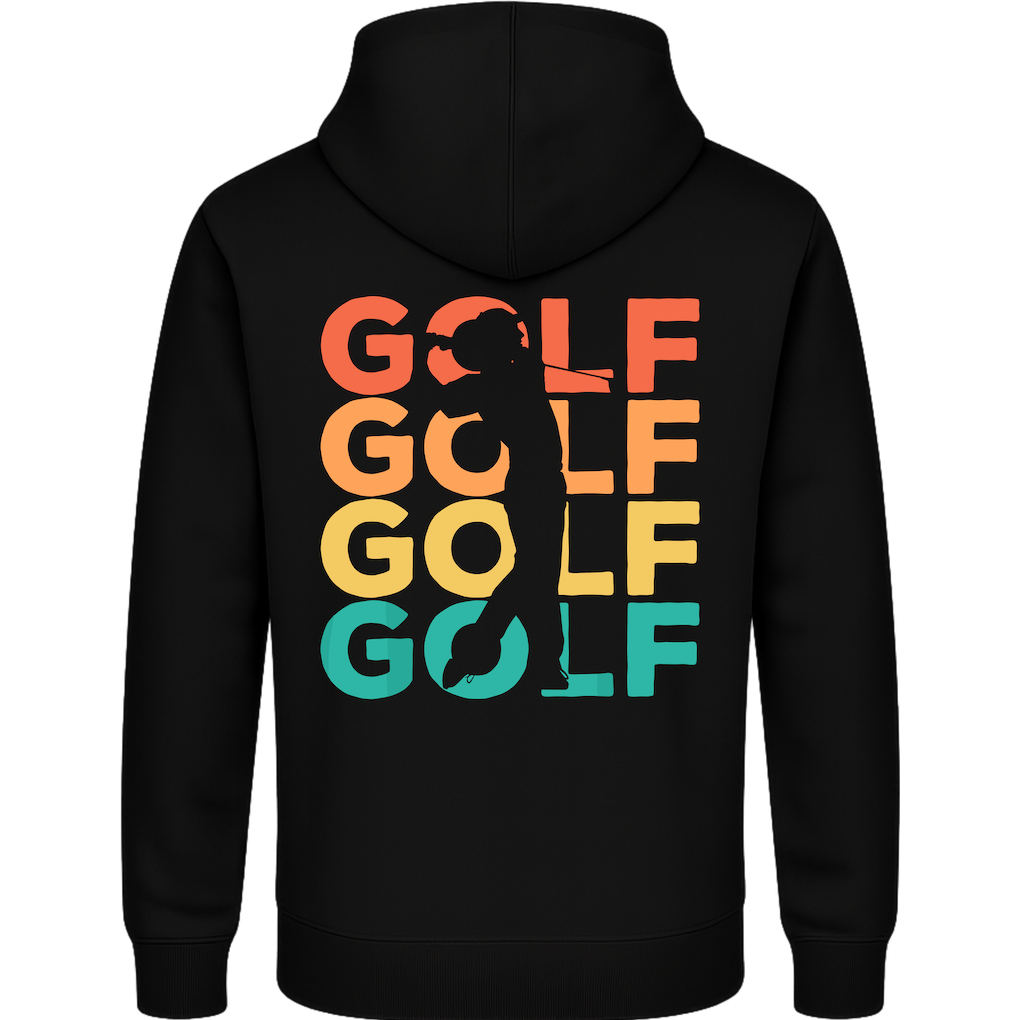Golf Golf Golf – Retro Design für Golfer - Hoodie
