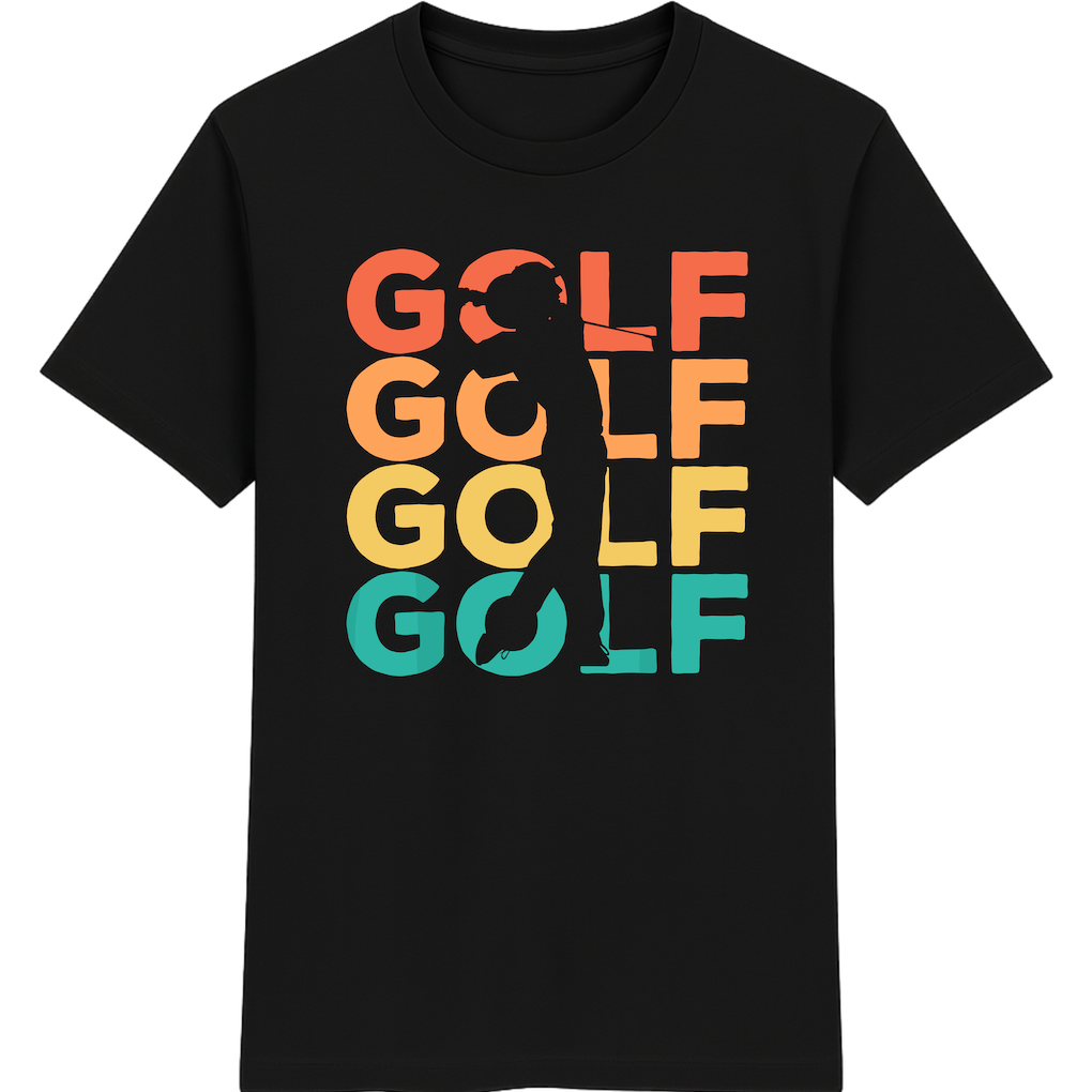 Golf Golf Golf – Retro Design für Golfer - Shirt