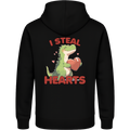 I Steal Hearts – Süßer Dino Hoodie