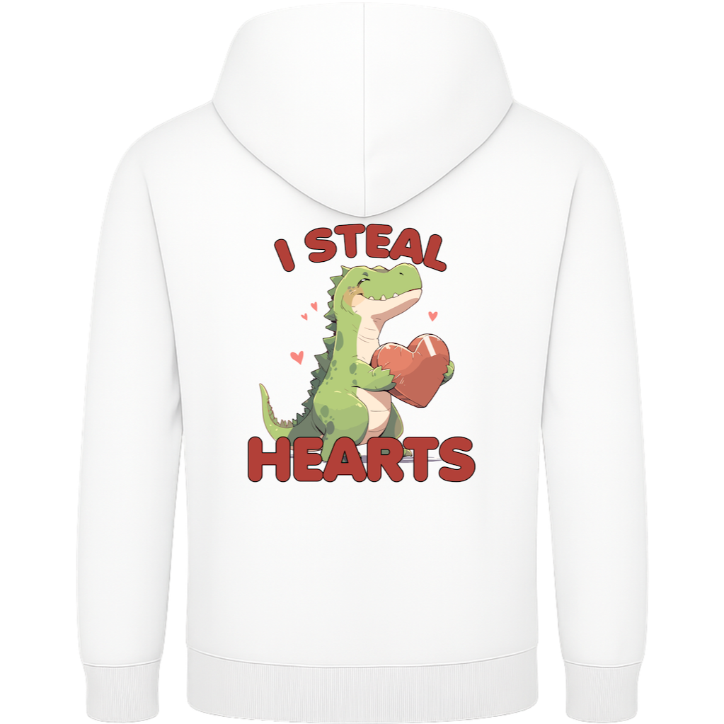 I Steal Hearts – Süßer Dino Hoodie