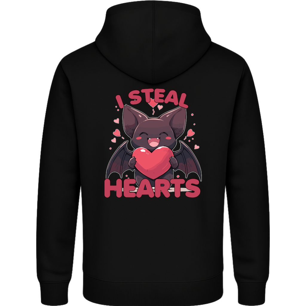 I Steal Hearts – Süße Fledermaus Hoodie