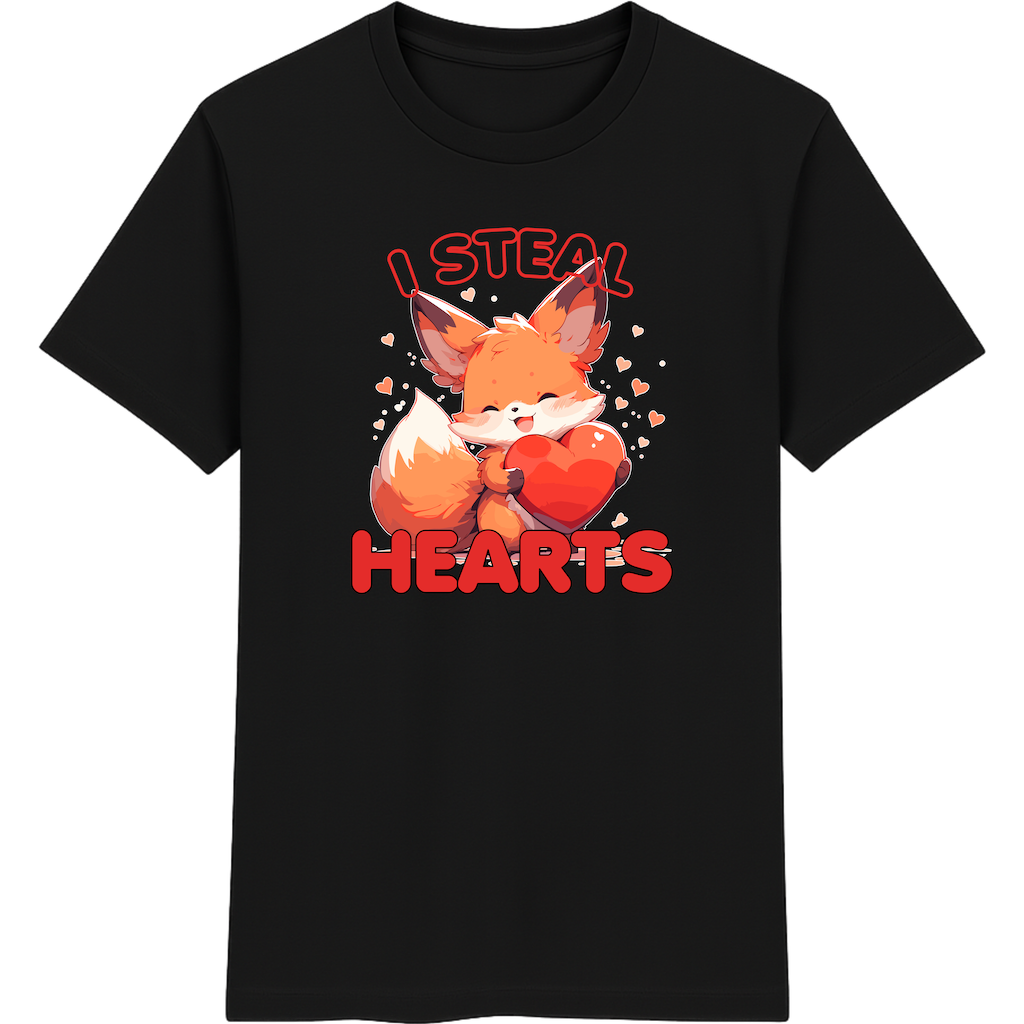 I Steal Hearts – Süßes Fuchs Shirt