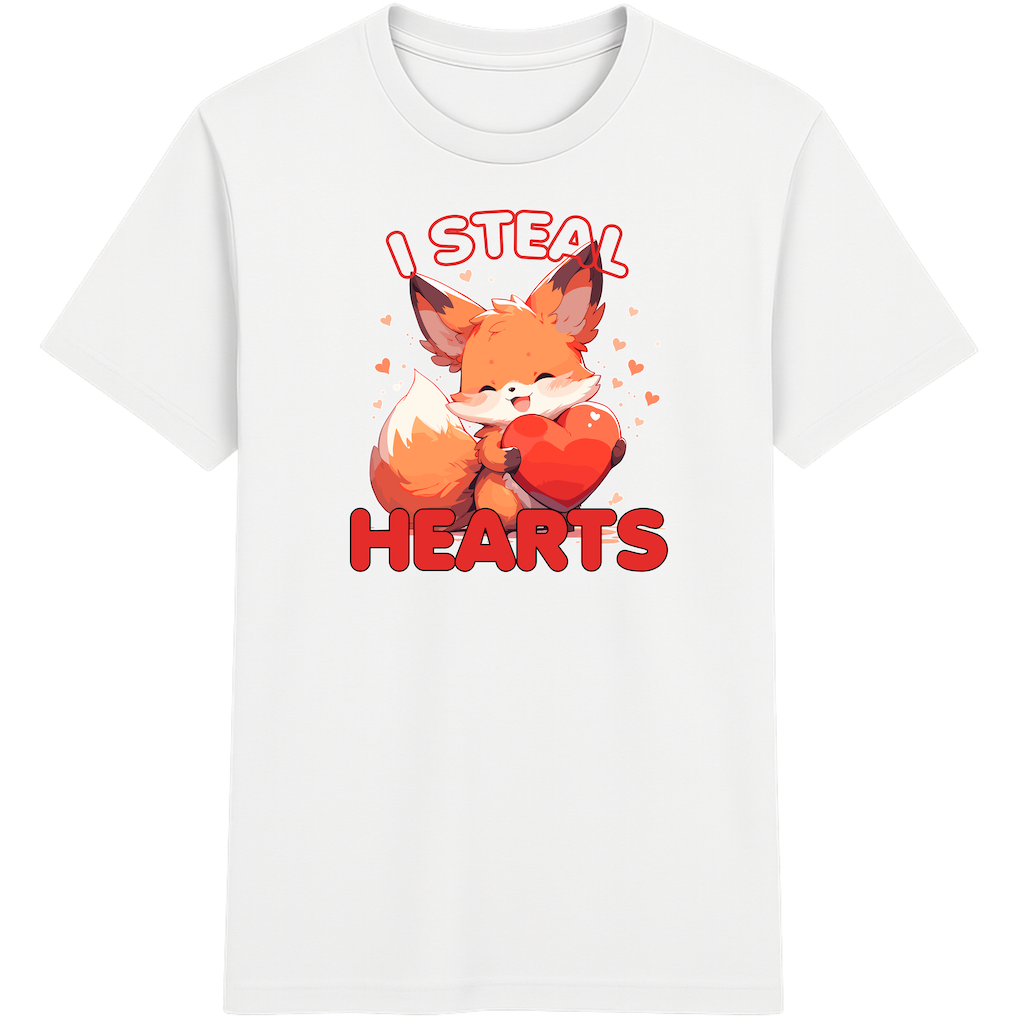I Steal Hearts – Süßes Fuchs Shirt