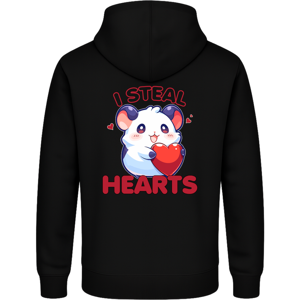 I Steal Hearts – Süßer Hamster Hoodie