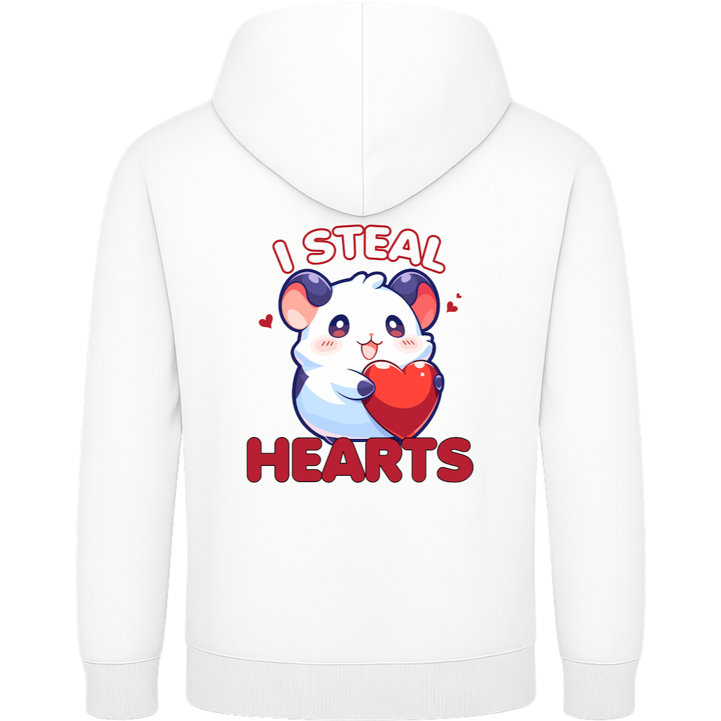 I Steal Hearts – Süßer Hamster Hoodie