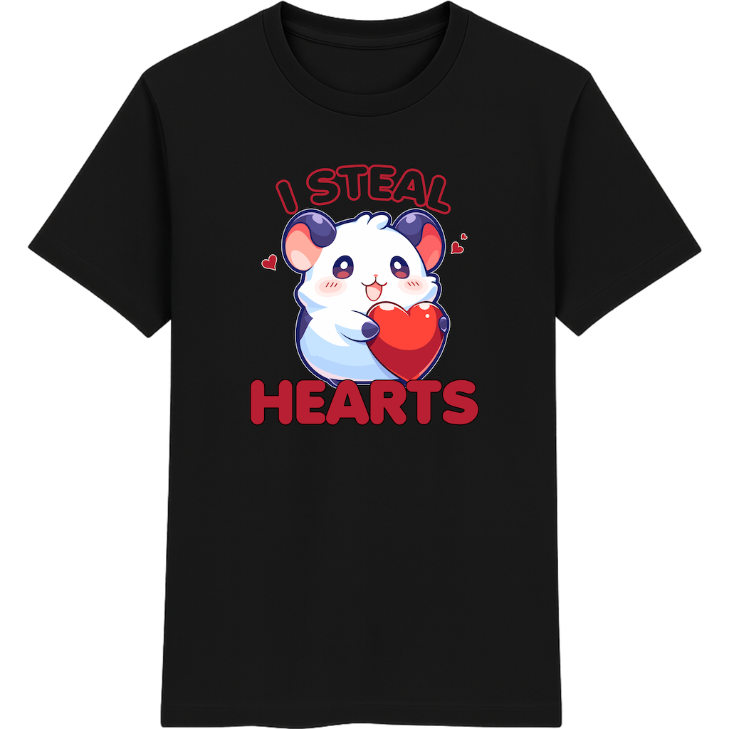 I Steal Hearts – Süßes Hamster Shirt