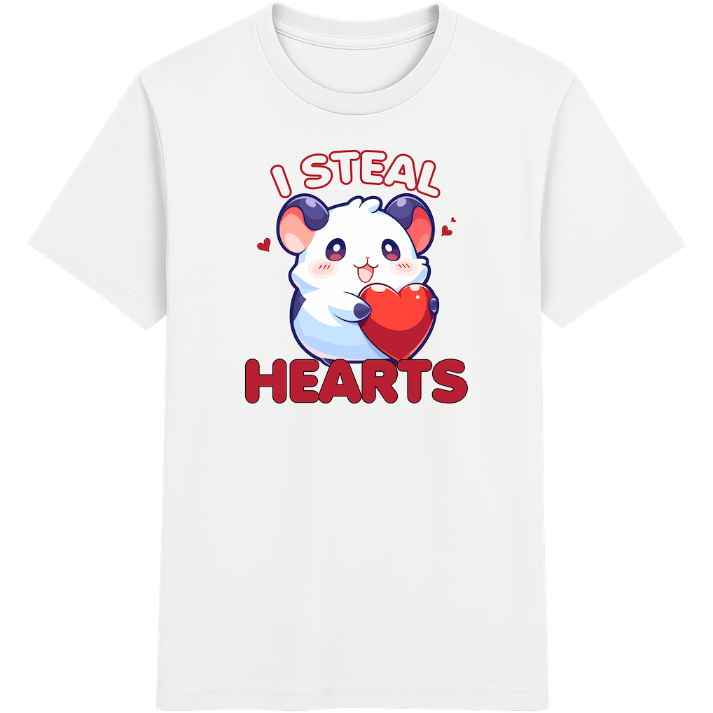 I Steal Hearts – Süßes Hamster Shirt