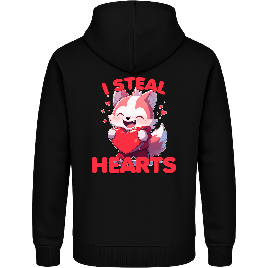 I Steal Hearts – Süßer Hund Hoodie