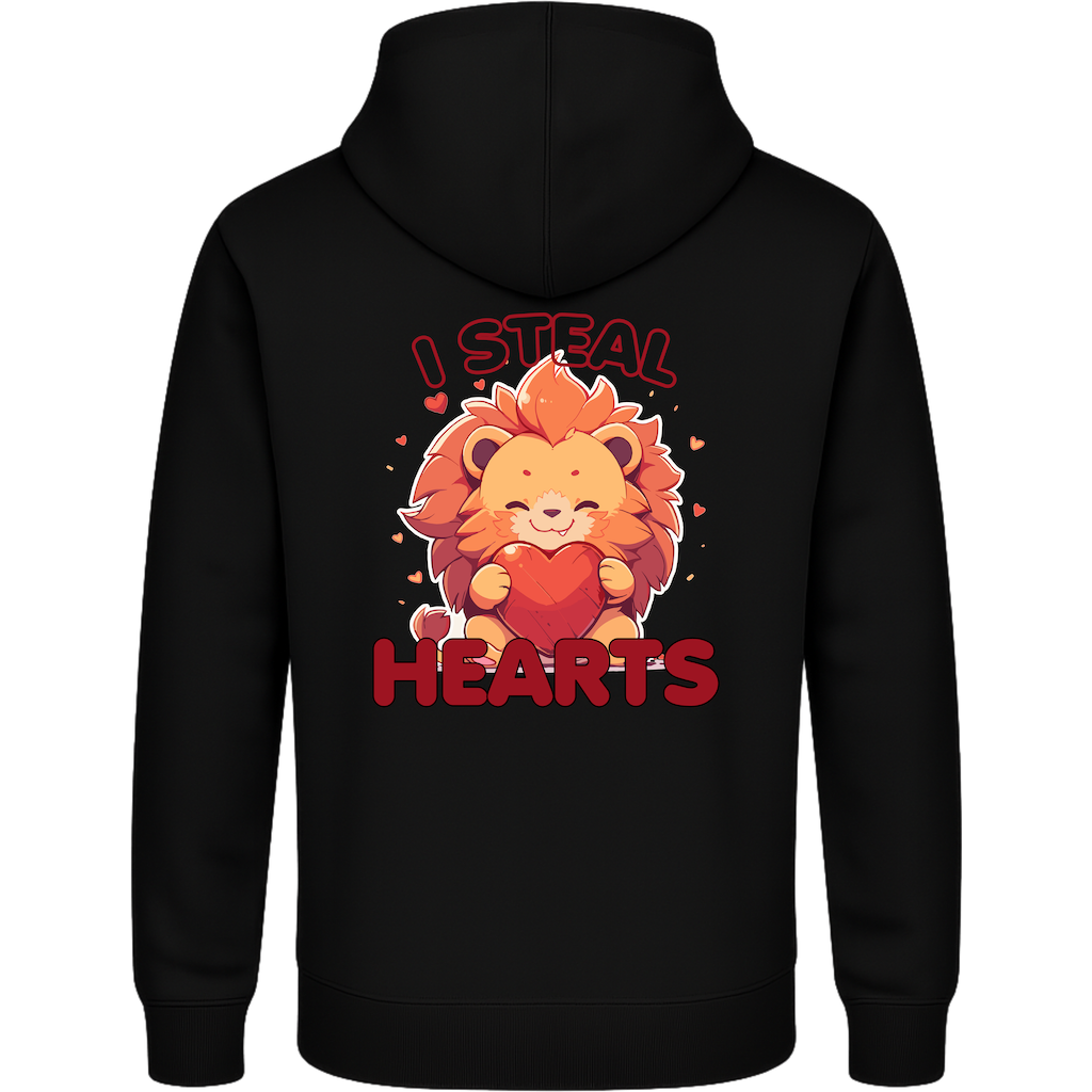 I Steal Hearts – Süßer Löwe Hoodie