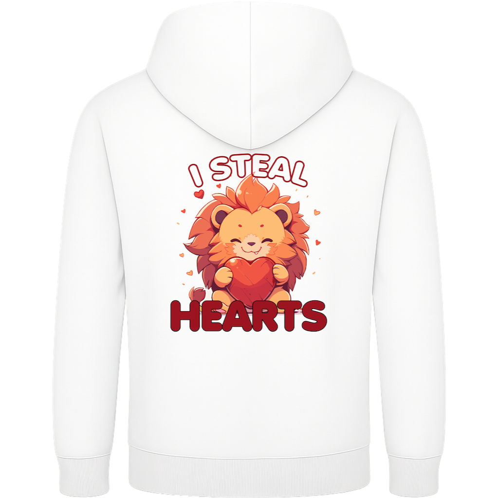 I Steal Hearts – Süßer Löwe Hoodie