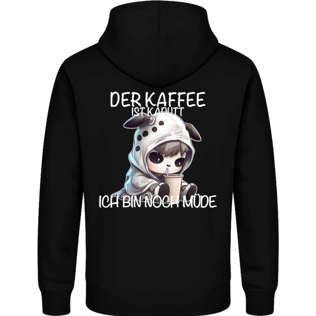 Der Kaffee ist kaputt – Lustiger Kaffee Kuh Hoodie