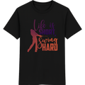 Life is Short, Swing Hard – Motivations Golf Shirt