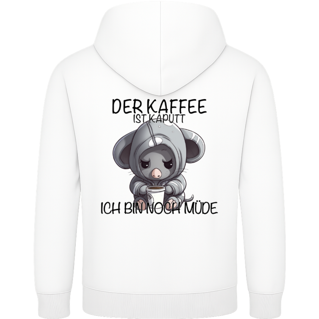 Der Kaffee ist kaputt – Lustiger Kaffee Maus Hoodie