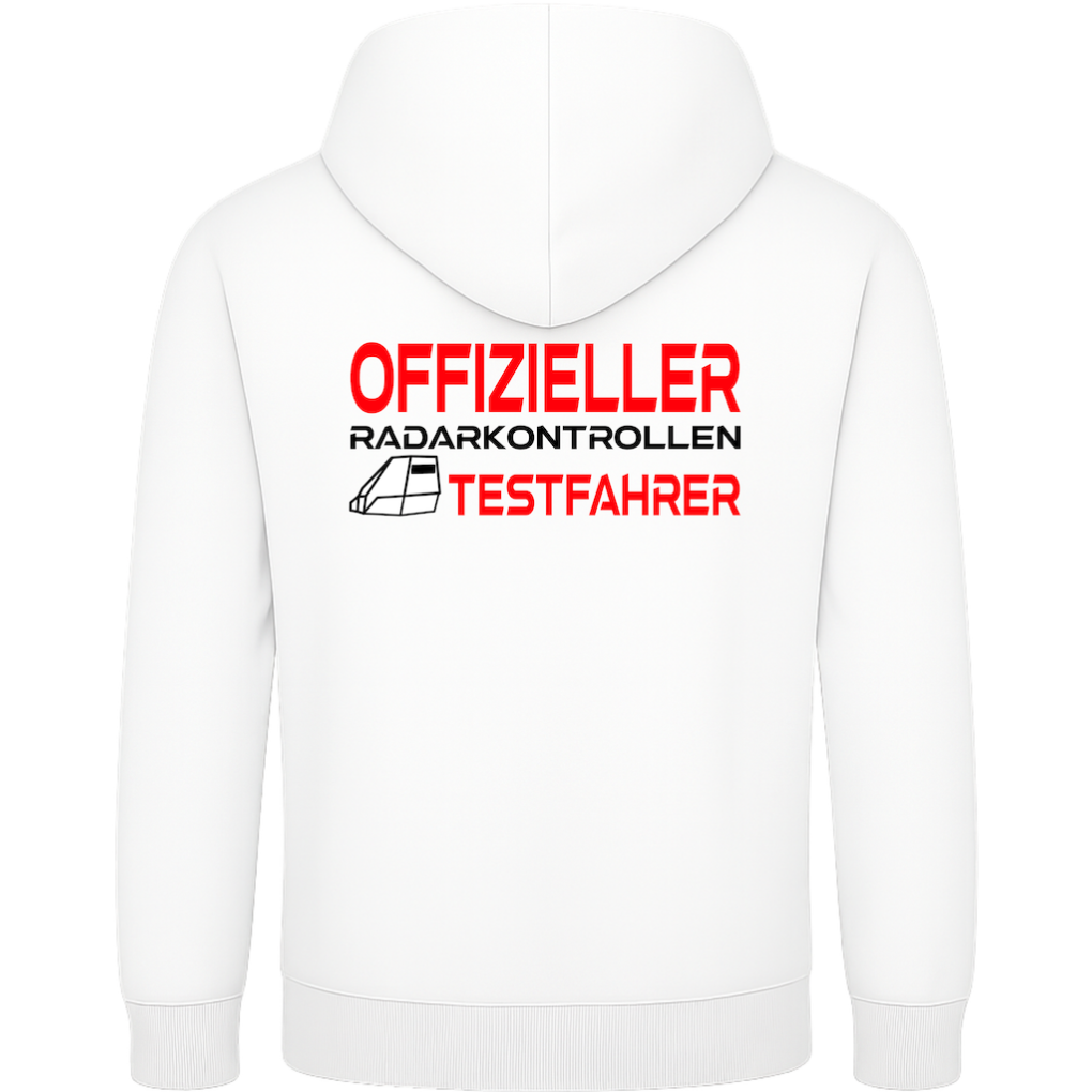 Offizieller Radarkontrollen Testfahrer Hoodie