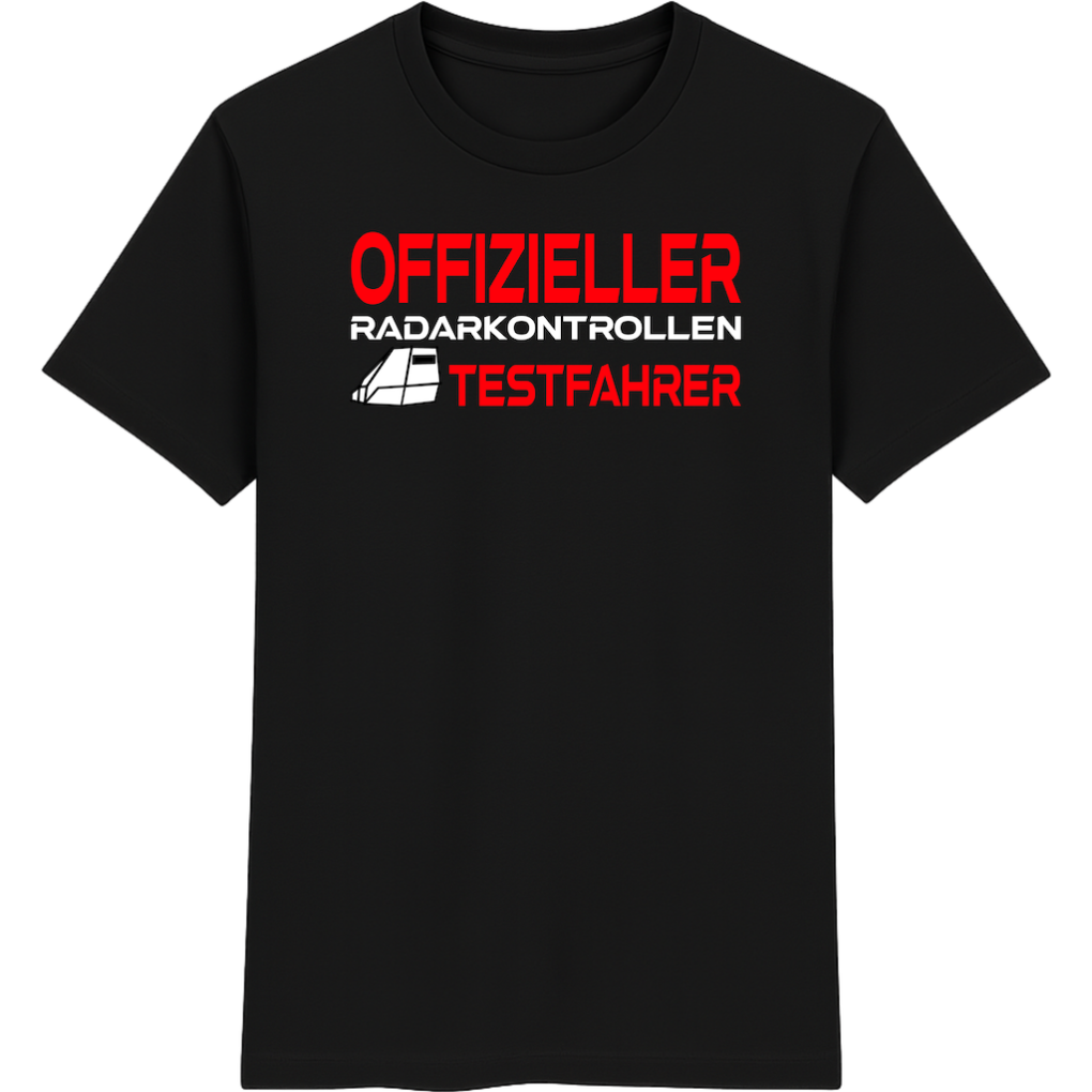 Offizieller Radarkontrollen Testfahrer T-Shirt