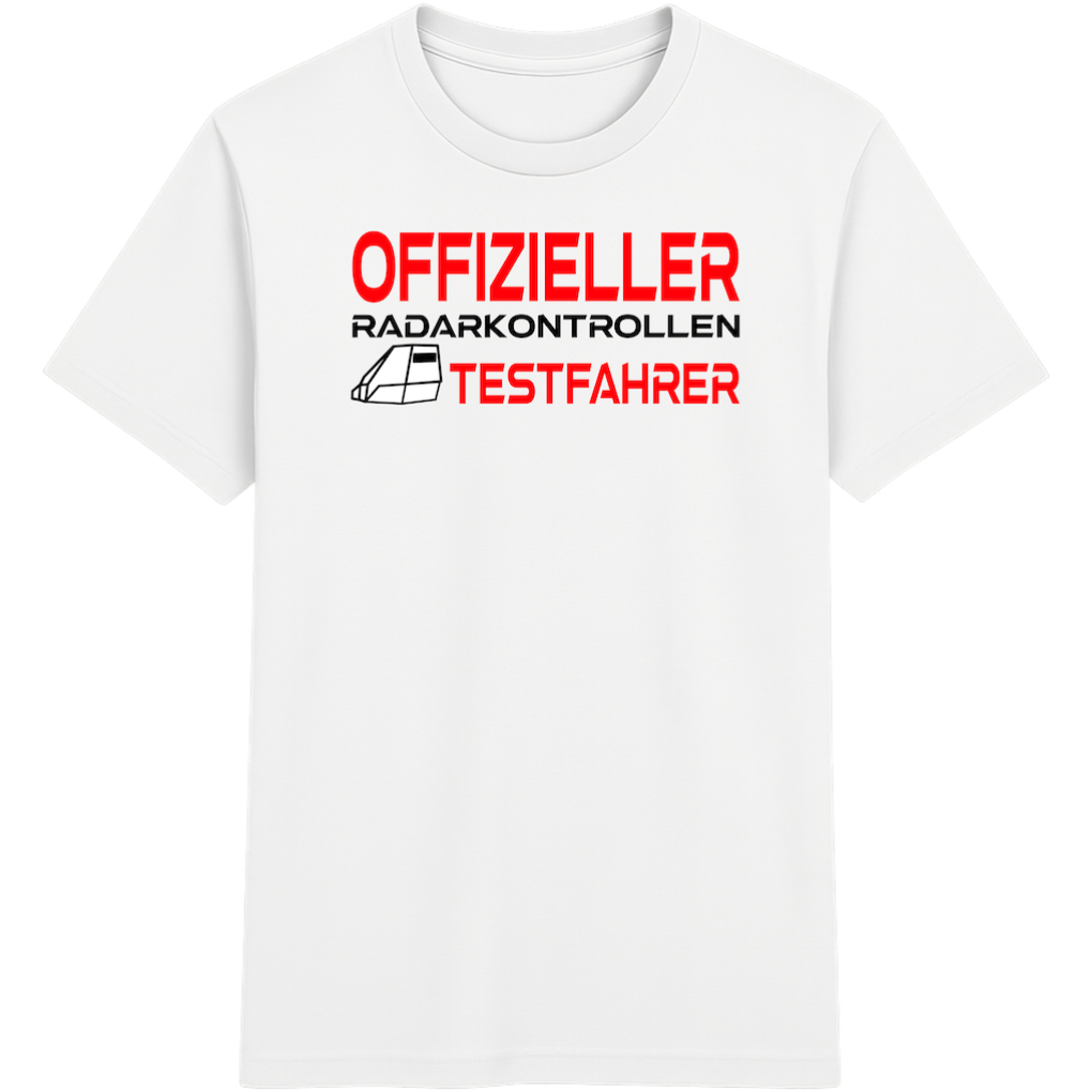 Offizieller Radarkontrollen Testfahrer T-Shirt