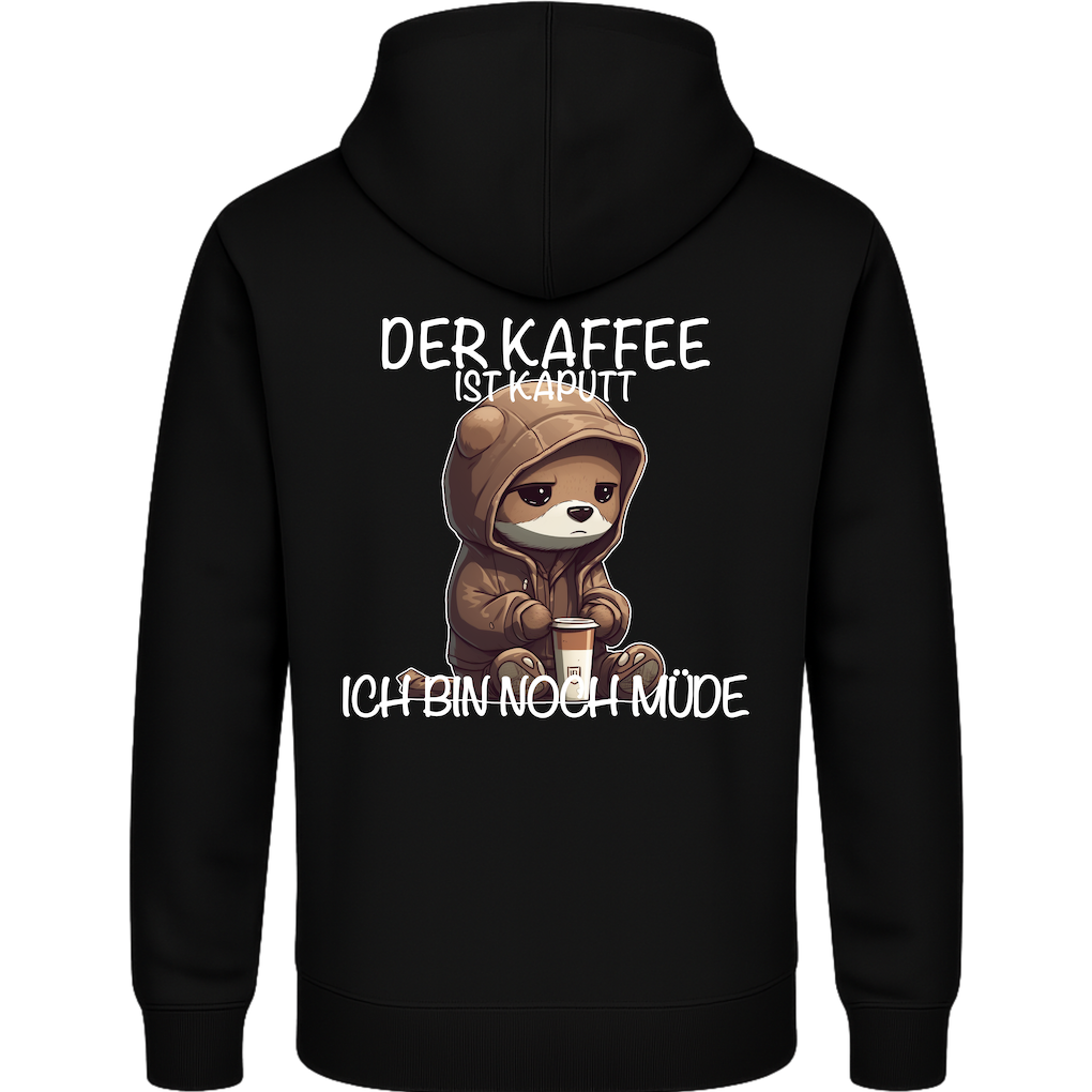 Der Kaffee ist kaputt – Lustiger Kaffee Otter Hoodie